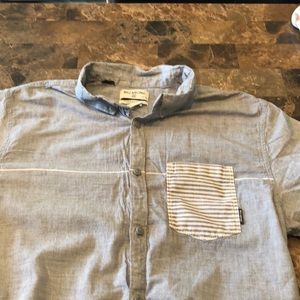 Shirt sleeve button down